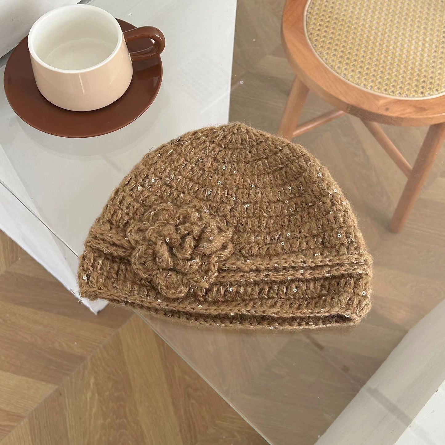 Women's Knitted Toque Casual Hat Earflaps Warm Show Hats & Caps