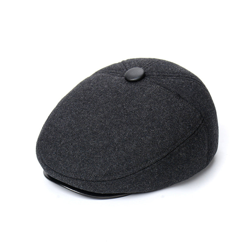 Men's Hat Winter Warm Veet Padded Thickened Hats & Caps