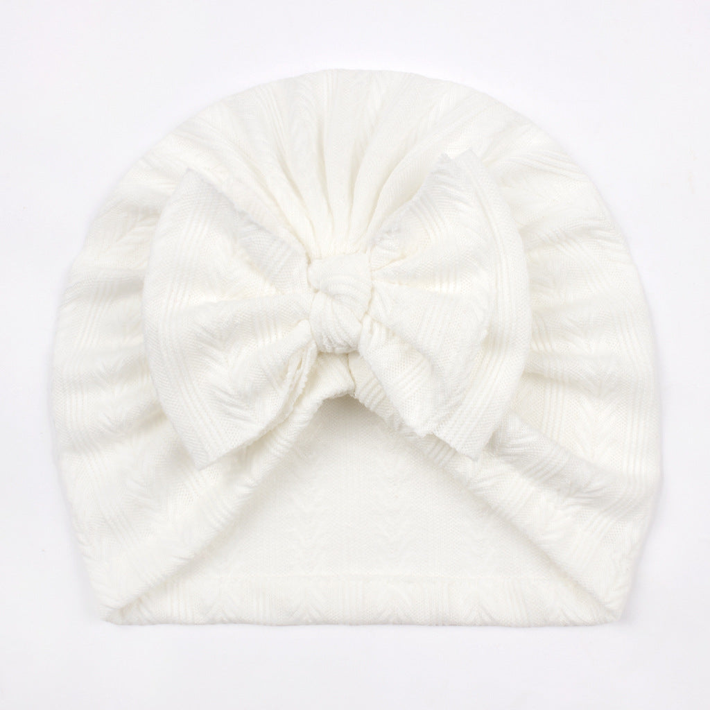 Hat Cute Boy Bow Wheat Beanie Kids' Headwear