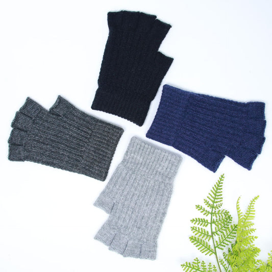 Winter Thermal Knitting Alpaca Material Thickened Jacquard Gloves