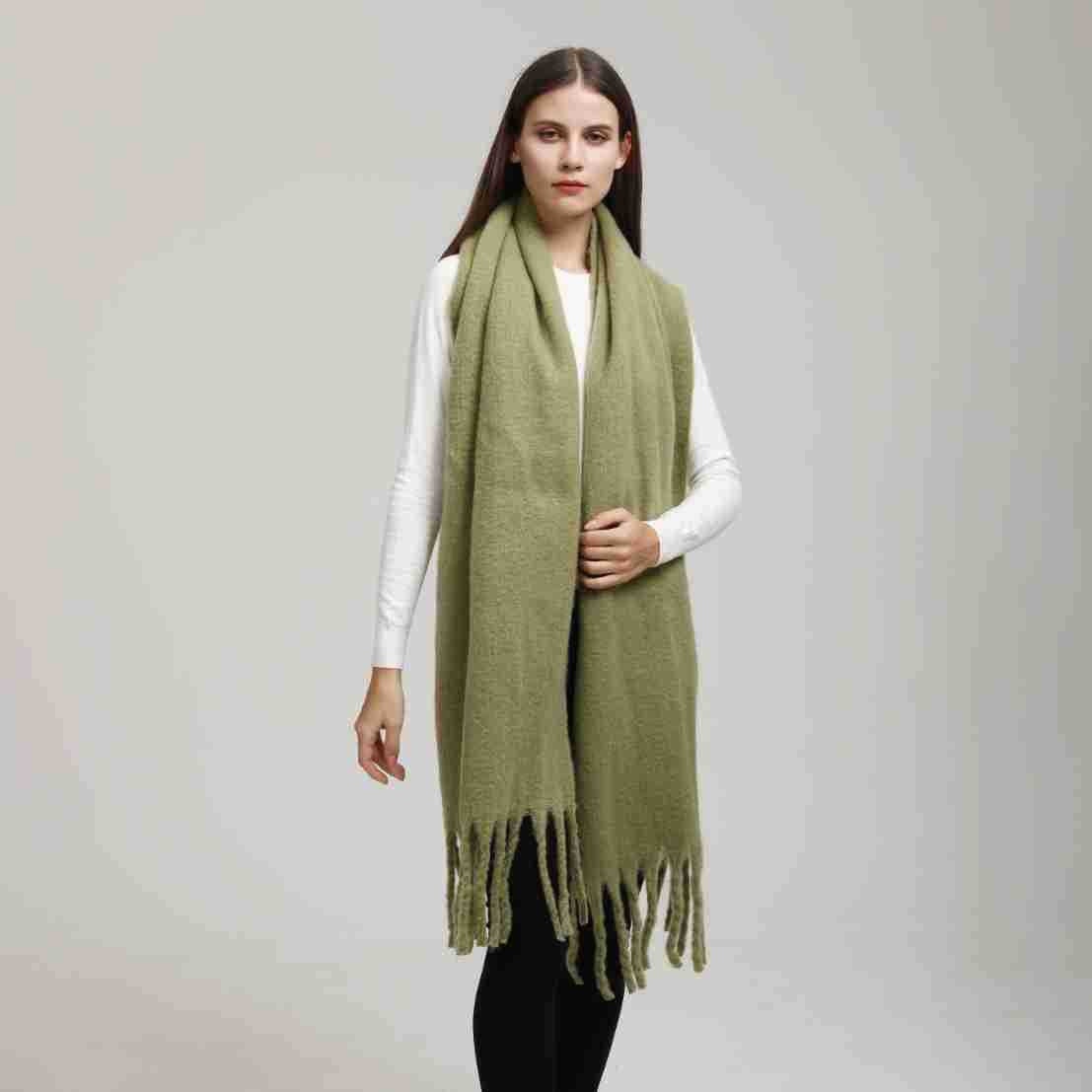 Women's Popular Thick Warm Long Flow Large Scarfs