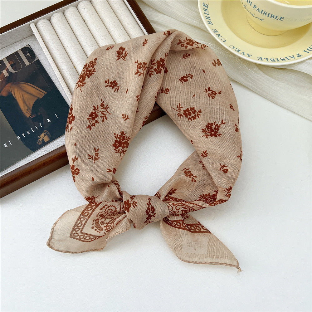 Women's Towel Fresh Breathable Soft Literary Decoration Scarfs