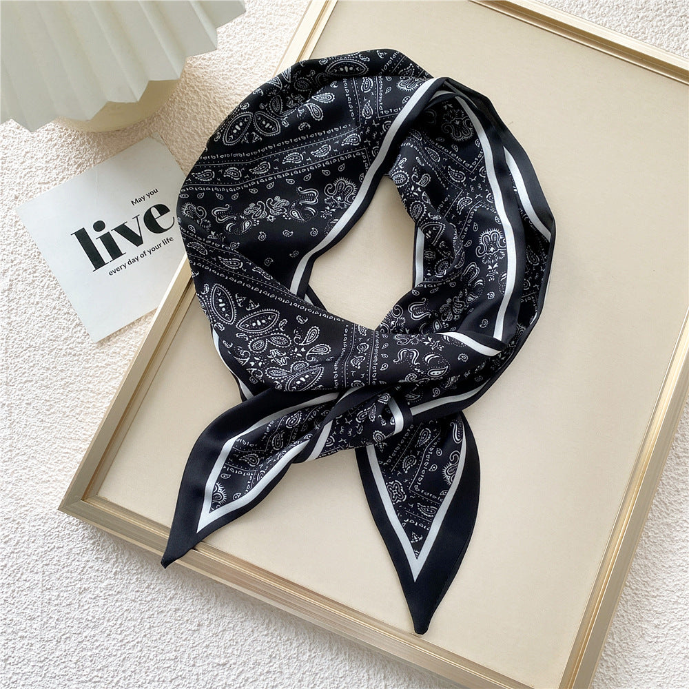 Women's Summer Long Ribbon Matching Shirt Sweater Neck Tie Hair Scarfs