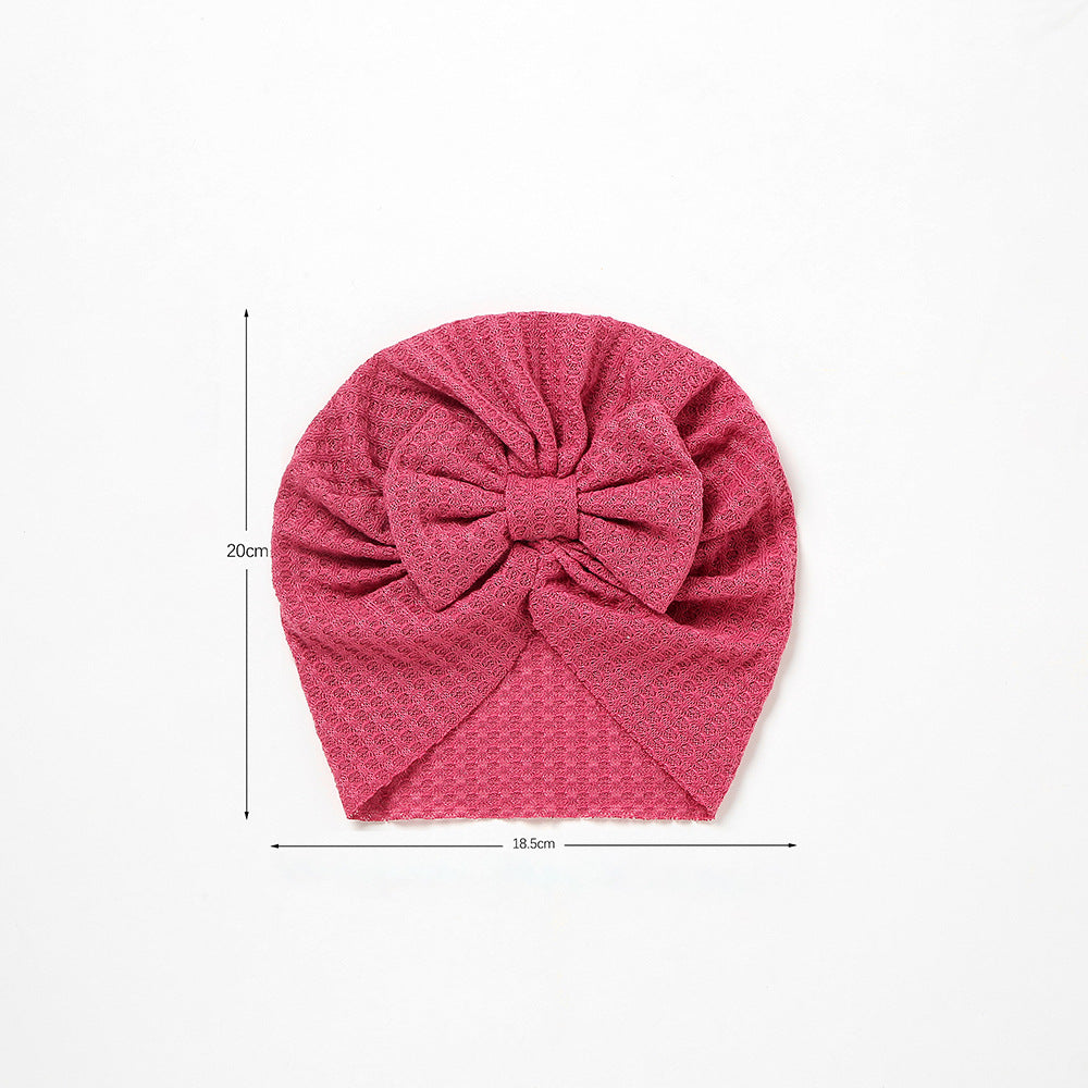 Hat Infant Indian Beanie Bowknot Care Kids' Headwear