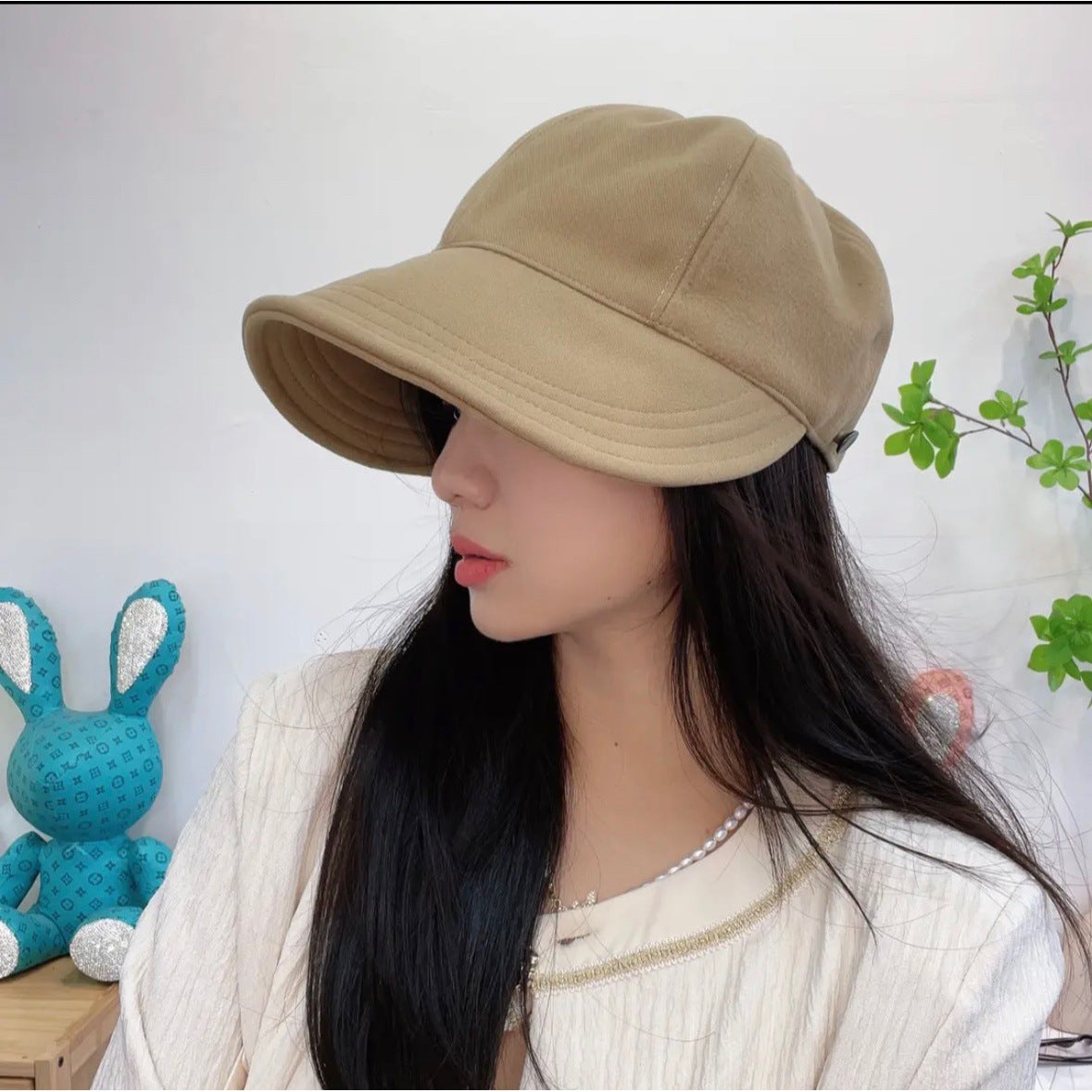 Women's Retro Peaked Korean Fashion Bucket Hat Hats & Caps