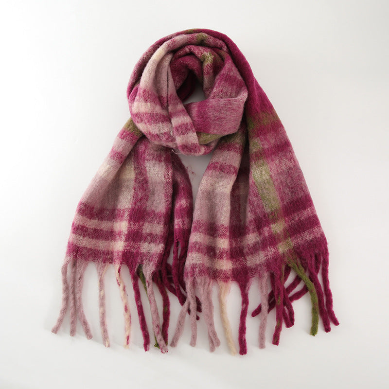 Women's Style Classic Retro Cashmere Plaid For Scarfs