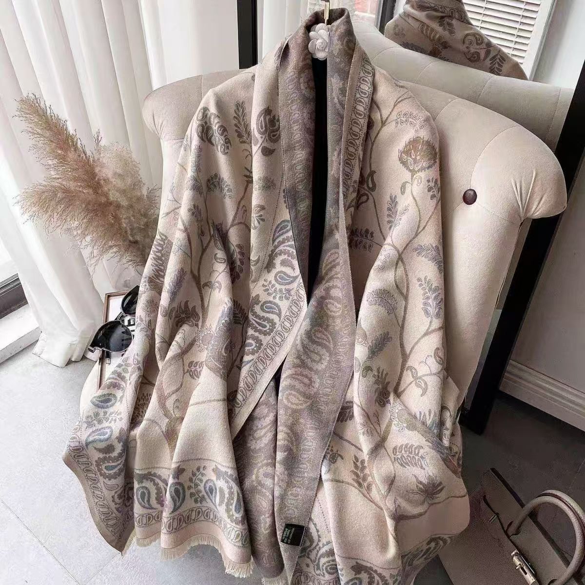 Women's Winter High-grade Shawl Outer Match Cloak Scarfs