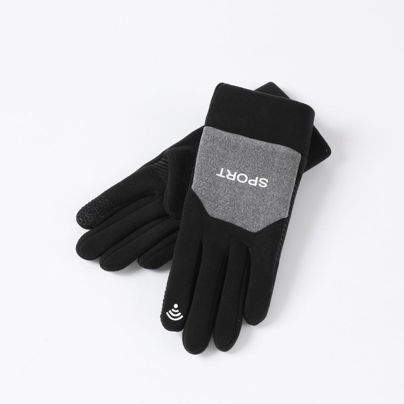 Women's Outdoor Riding Touch Screen Windproof Thickening Gloves