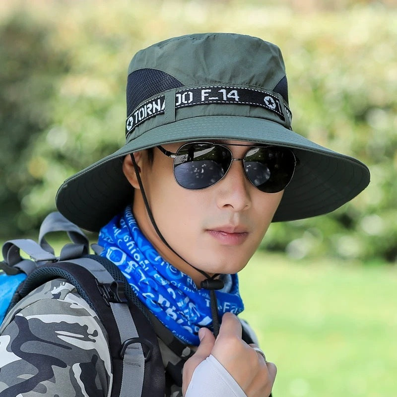 Men's Outdoor Summer Sun Protection Hat Breathable Hats & Caps