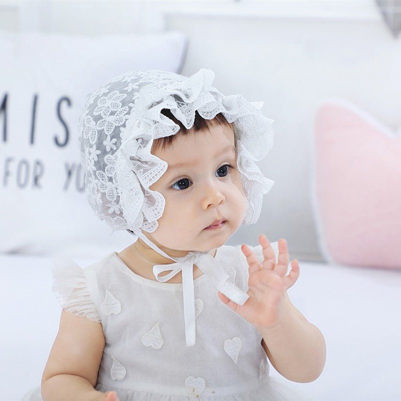 Thin Small Butterfly Lace Royal Hat Knit Cute Kids' Headwear