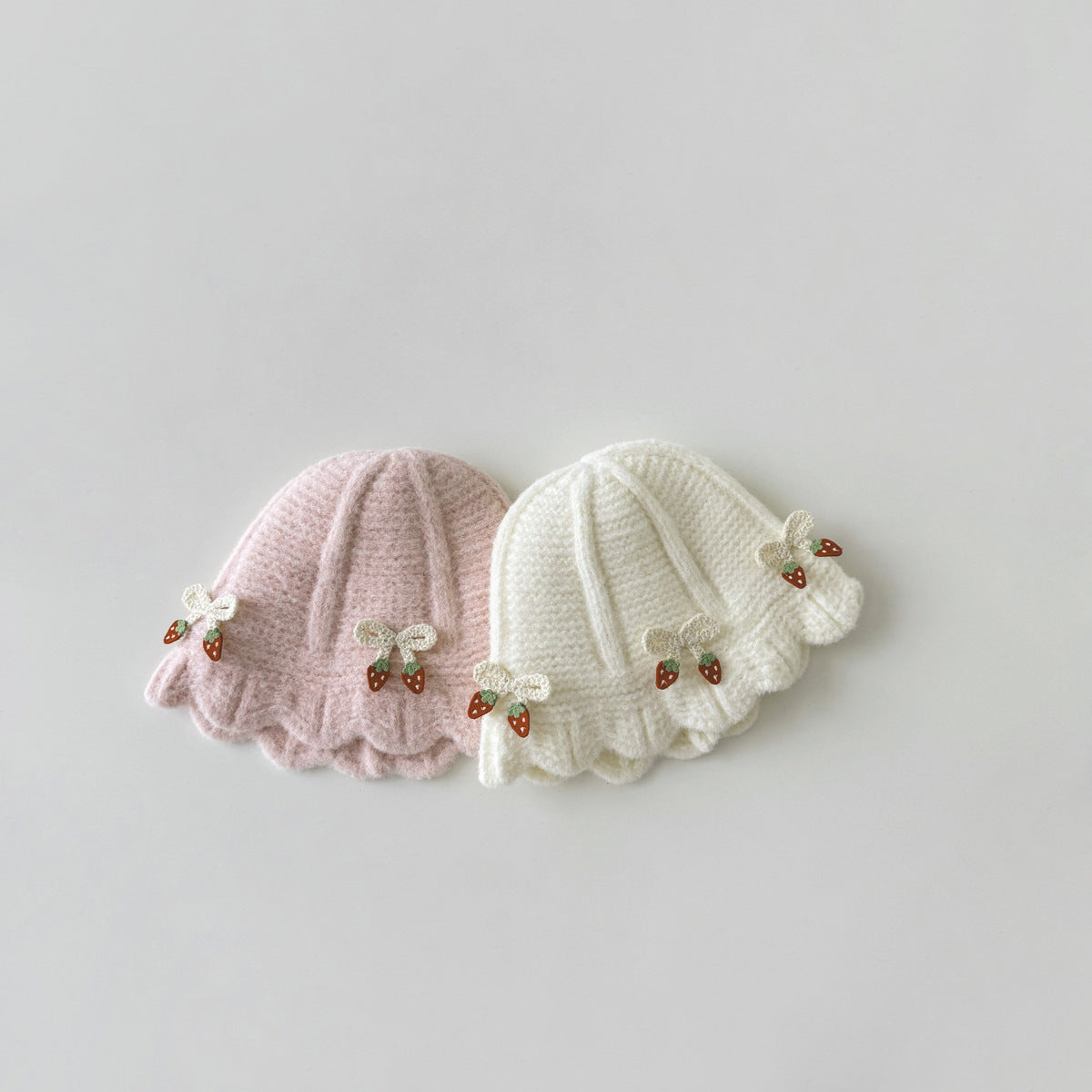 Hat Cute Small Cherry Thickened Keep Kids' Headwear