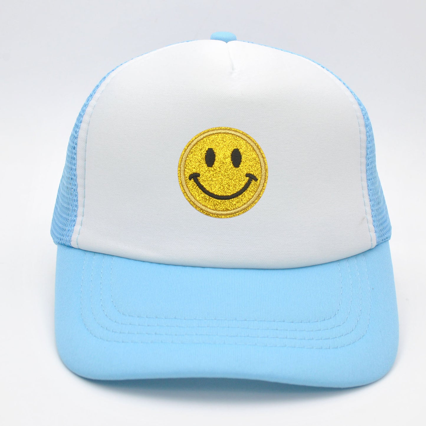 Children's Smiley Face Mesh Fashion Baseball Outdoor Kids' Headwear