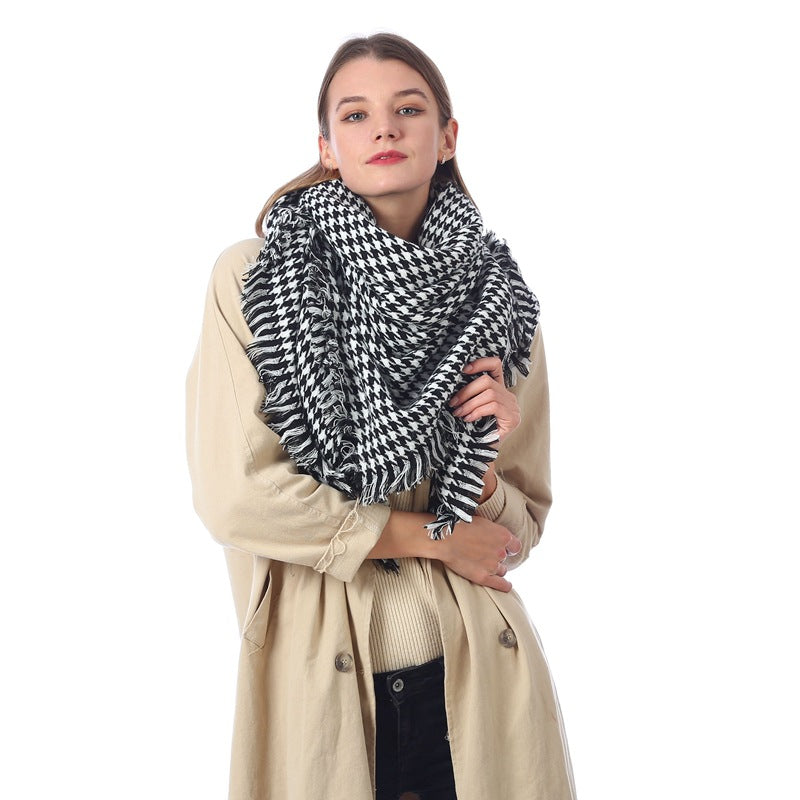 Women's Winter Cashmere Triangular Binder Neck Warmer Scarfs