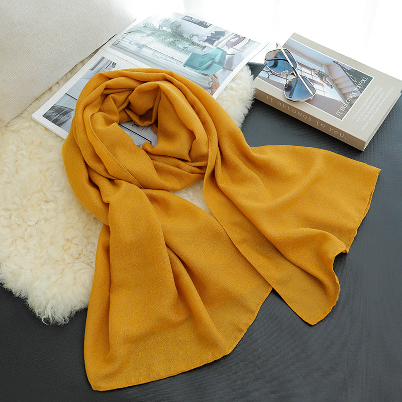 Women's Cotton Linen Square High-grade Artistic Versatile Scarfs