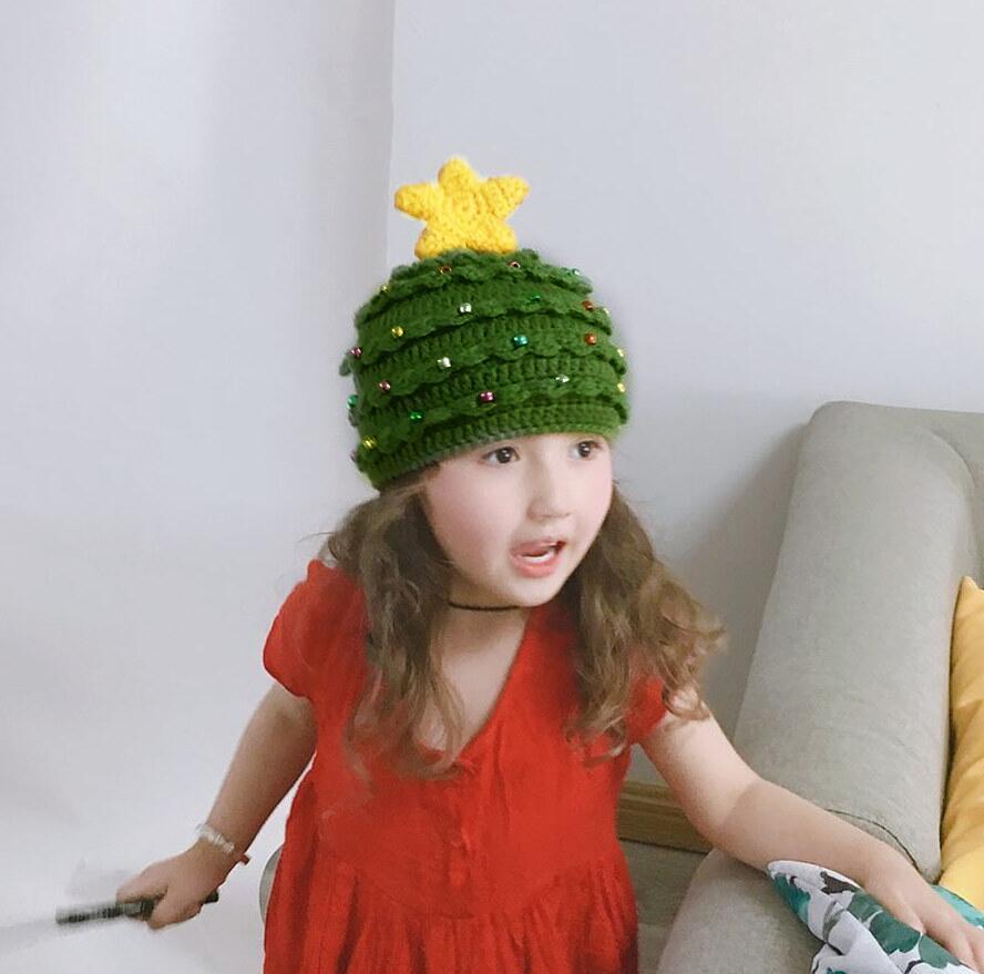 Hat Western Christmas Adult Tree Woolen Kids' Headwear