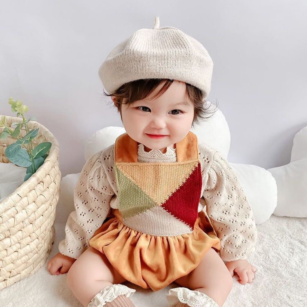 Children's Style Hat Korean Boys Candy Color Kids' Headwear