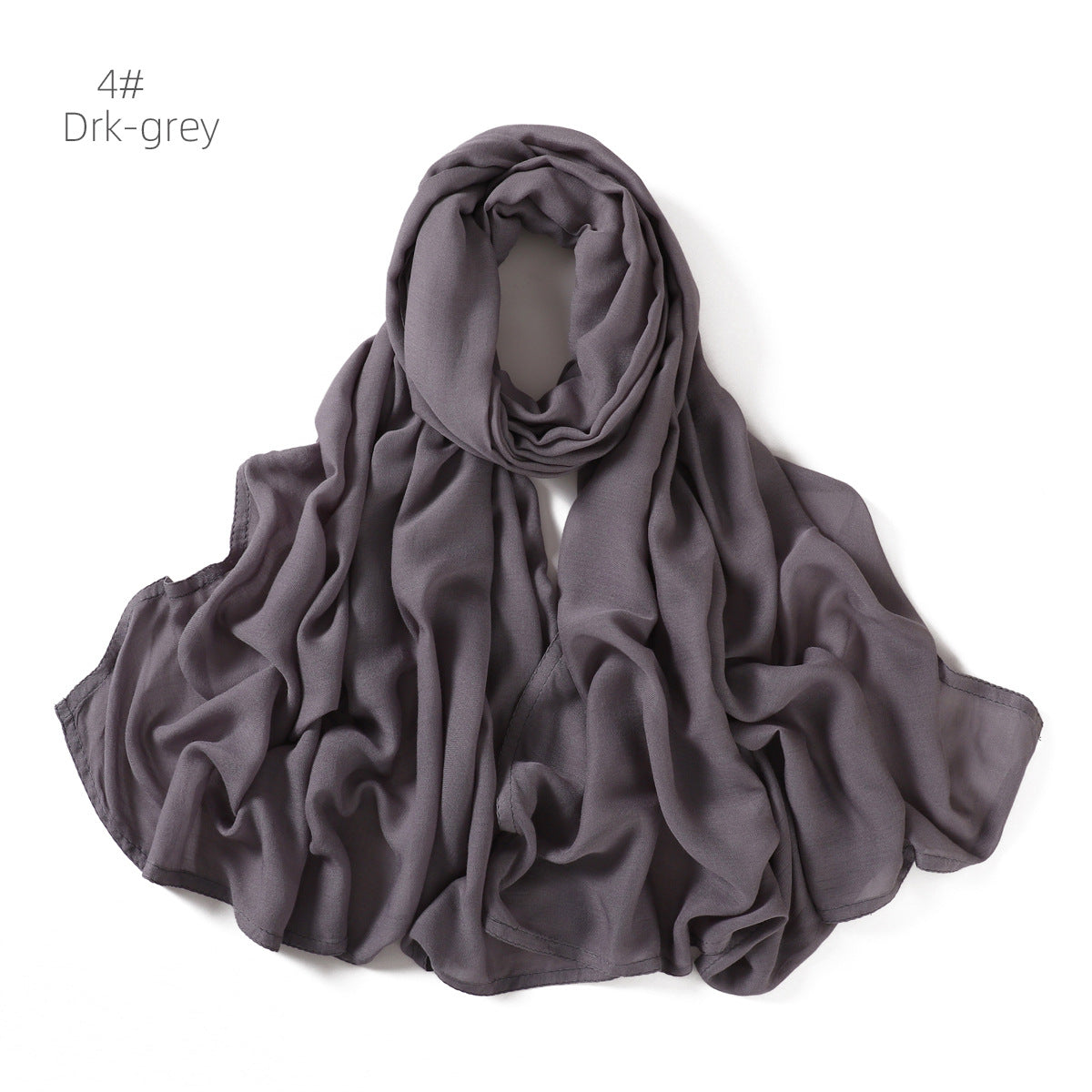 Modal Monochrome Rayon Breathable Shawl Cotton Linen Scarfs