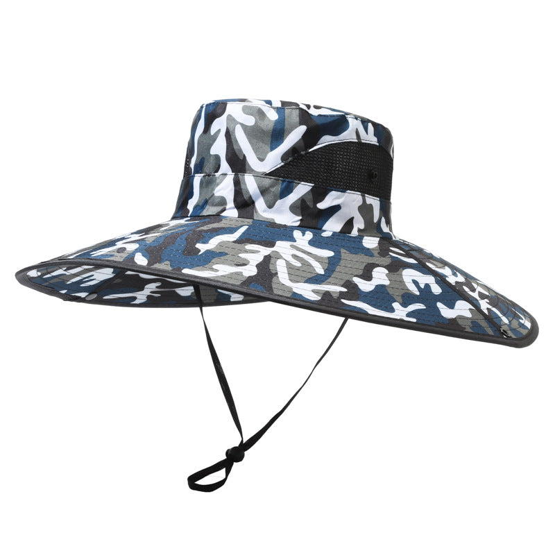 Men's Hat Outdoor Sun Cm Big Brim Fishing Hats & Caps