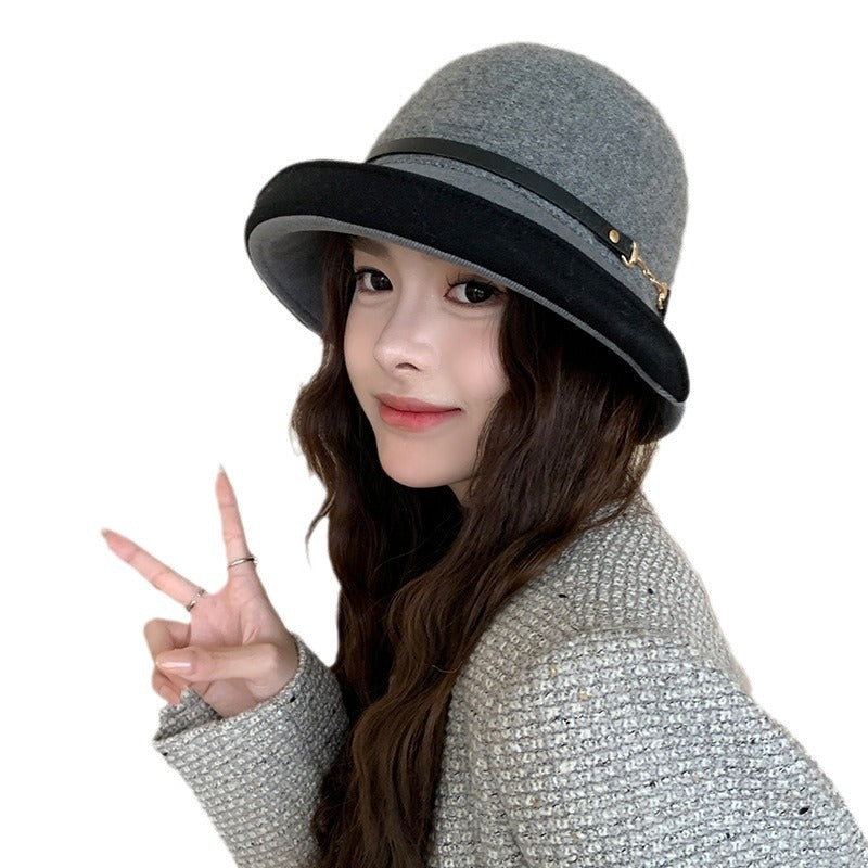 Women's Style Fashion Fisherman Hat Temperament Wild Warm Hats & Caps