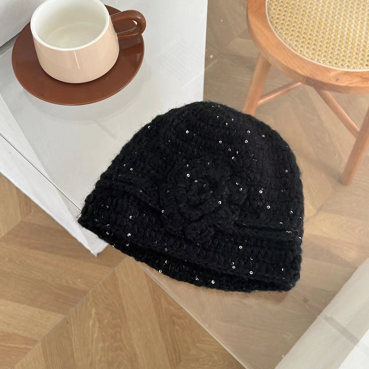 Women's Knitted Toque Casual Hat Earflaps Warm Show Hats & Caps