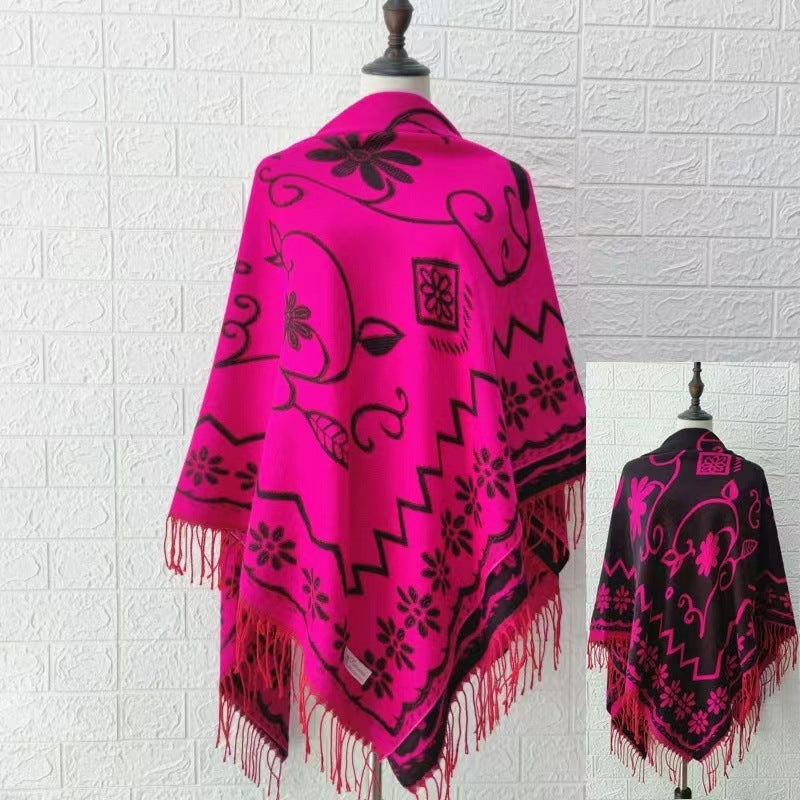 Women's Style Large Kerchief Shawl Warm Travel Scarfs