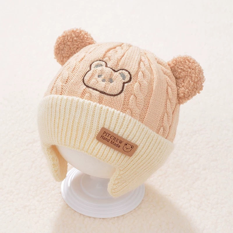 Earmuffs Cute Boy Knitted Infant Warm Kids' Headwear