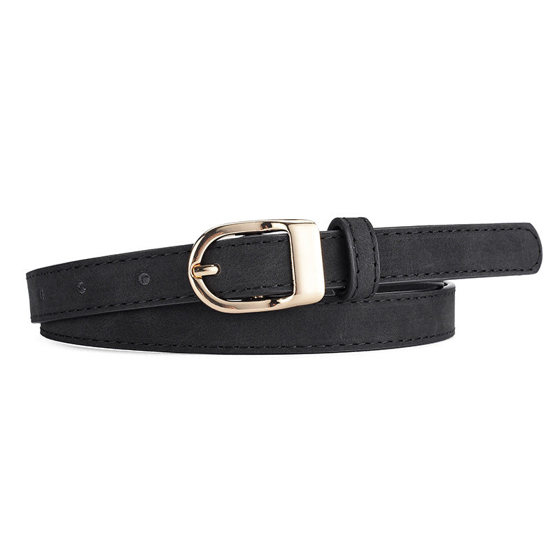 Women's Pin Buckle Matching Jeans Business Suit Belts