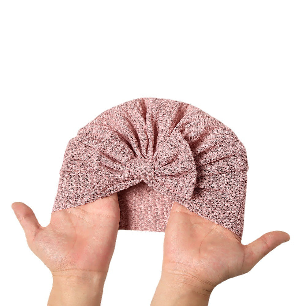 Hat Infant Indian Beanie Bowknot Care Kids' Headwear