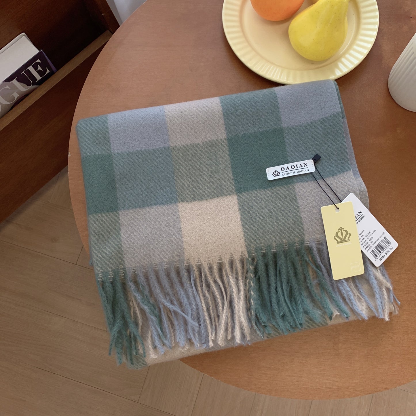 Women's High-grade Check Warm Korean Style Plaid Scarfs