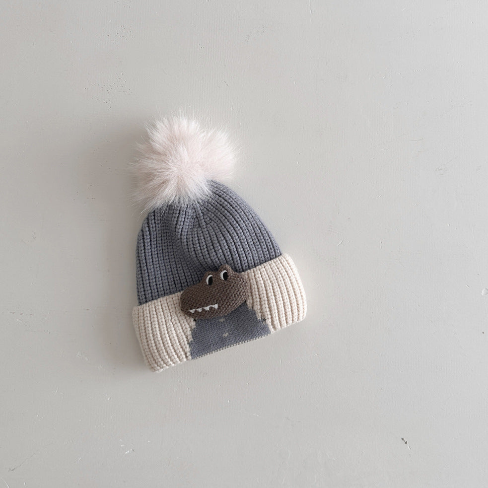 Hat Winter Cute Fashion Cartoon Boy Kids' Headwear