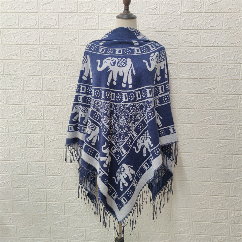 Women's Style Large Kerchief Shawl Warm Travel Scarfs