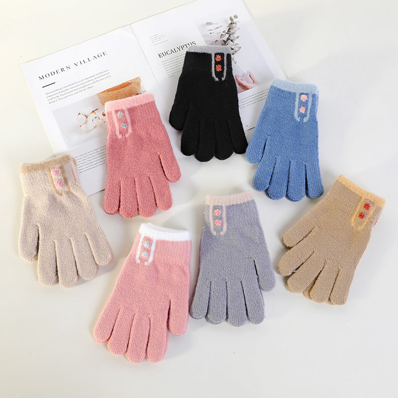 Women's Winter Thickened Warm Touch Screen Riding Gloves