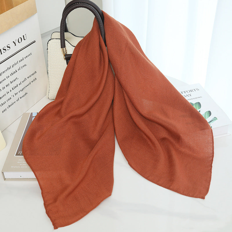 Women's Cotton Linen Square High-grade Artistic Versatile Scarfs