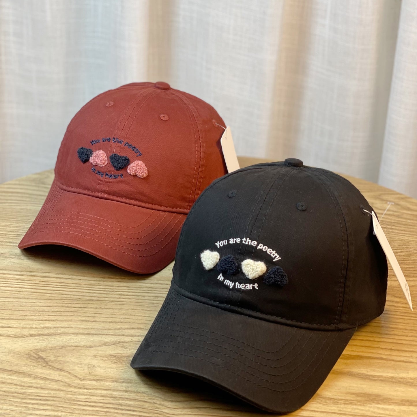 Men's Fresh Love Baseball Hat For Soft Top Versatile Hats & Caps