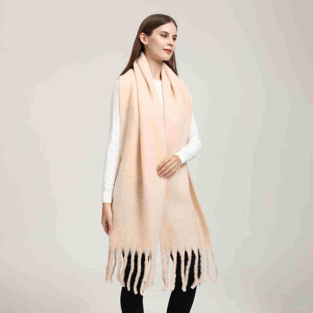 Women's Popular Thick Warm Long Flow Large Scarfs