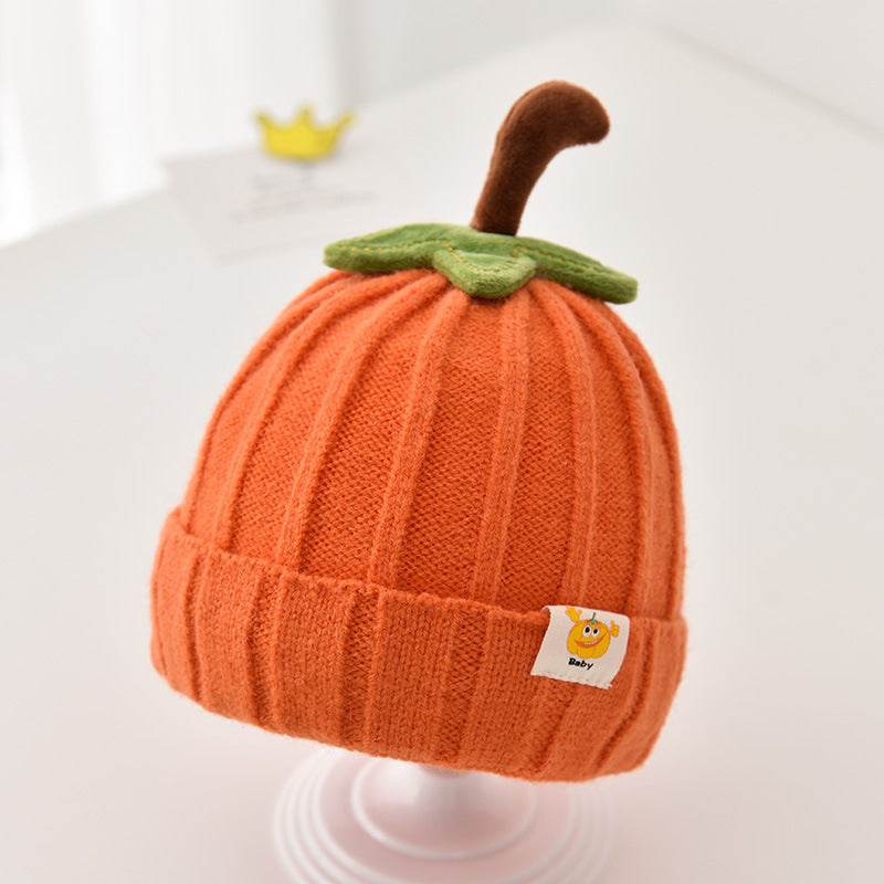 Keep Warm Woolen Boys Pumpkin Winter Boy Kids' Headwear