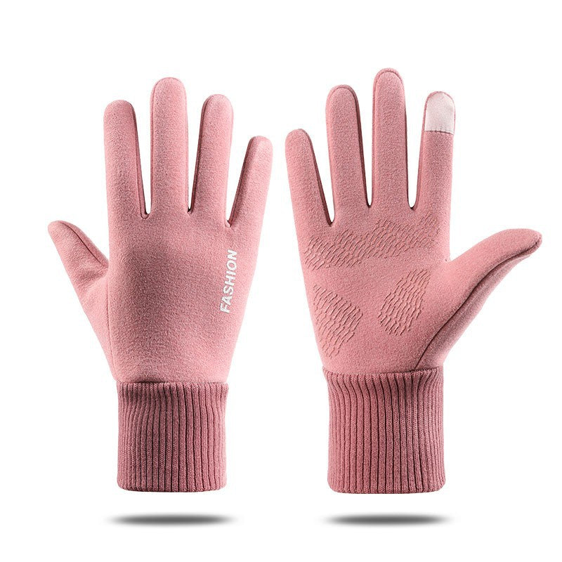 Women's & Men's Cycling Winter Warm Fleece-lined Touch Screen Gloves