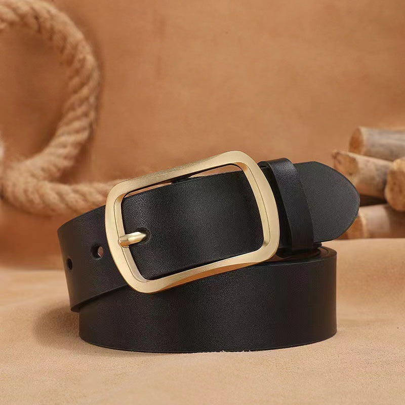 Men's Pin Buckle Vintage Fashion Casual Real Belts