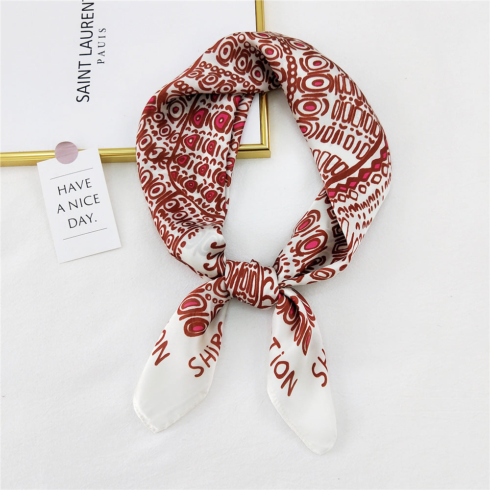 Women's Towel Silk Western Style Fashion Business Scarfs