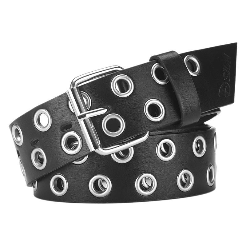 Women's & Men's Punk Pin Buckle Casual Decorative Hollow Belts