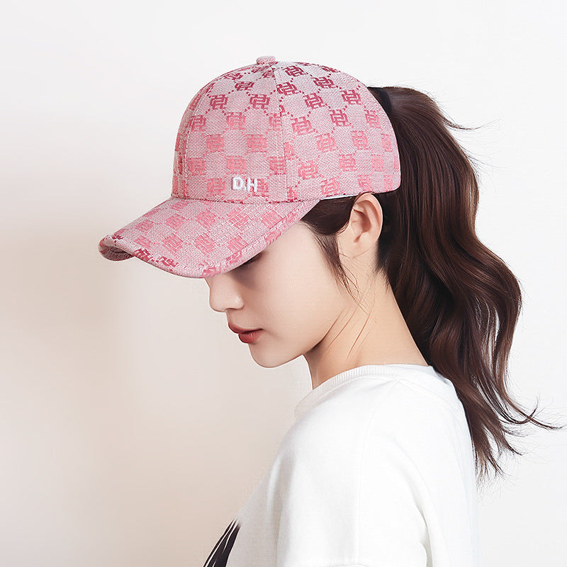 Women's Tie High Horse Tail Baseball Fashion Hats & Caps