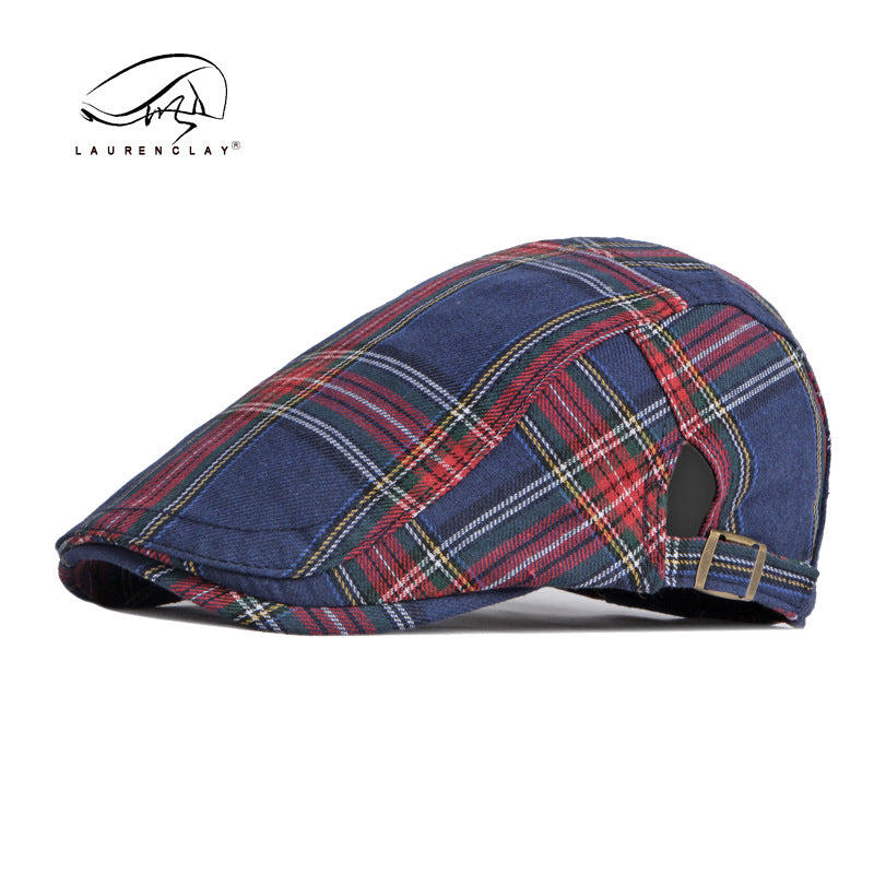 Women's & Men's Thin Breathable Peaked British Retro Beret Hats & Caps