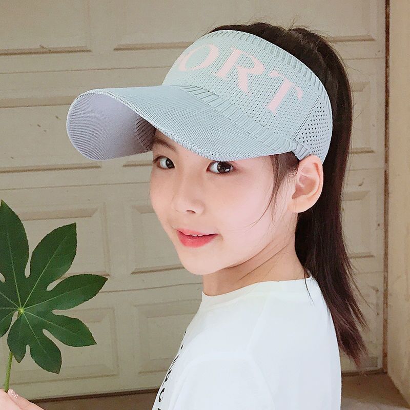 Women's & Men's Topless Hat Sun Protection Peaked Korean Kids' Headwear