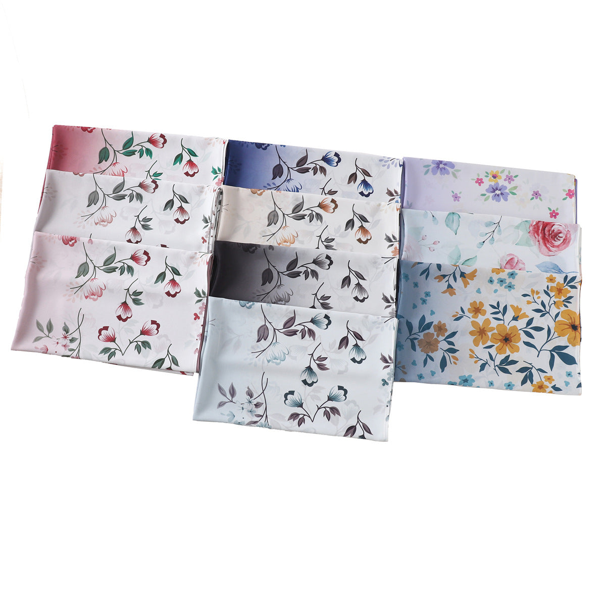 Women's Monochrome Plus Printing Hand Painted Gradient Scarfs