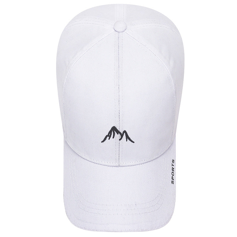 Women's Embroidered Mountain Sunshade Baseball Fashion Sandwich Hats & Caps