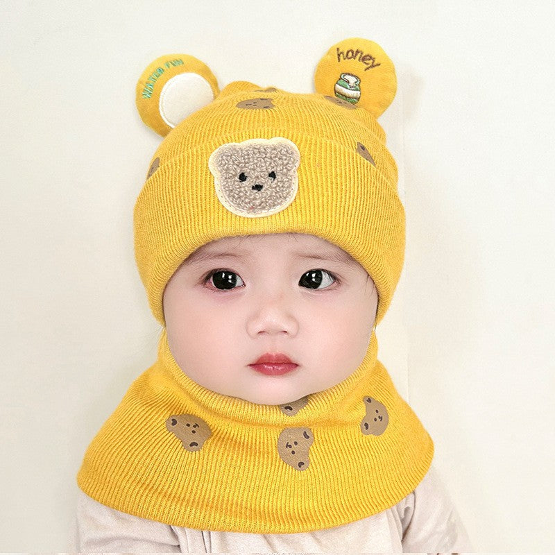 Hat Woolen Korean Style Toddler Knitted Kids' Headwear