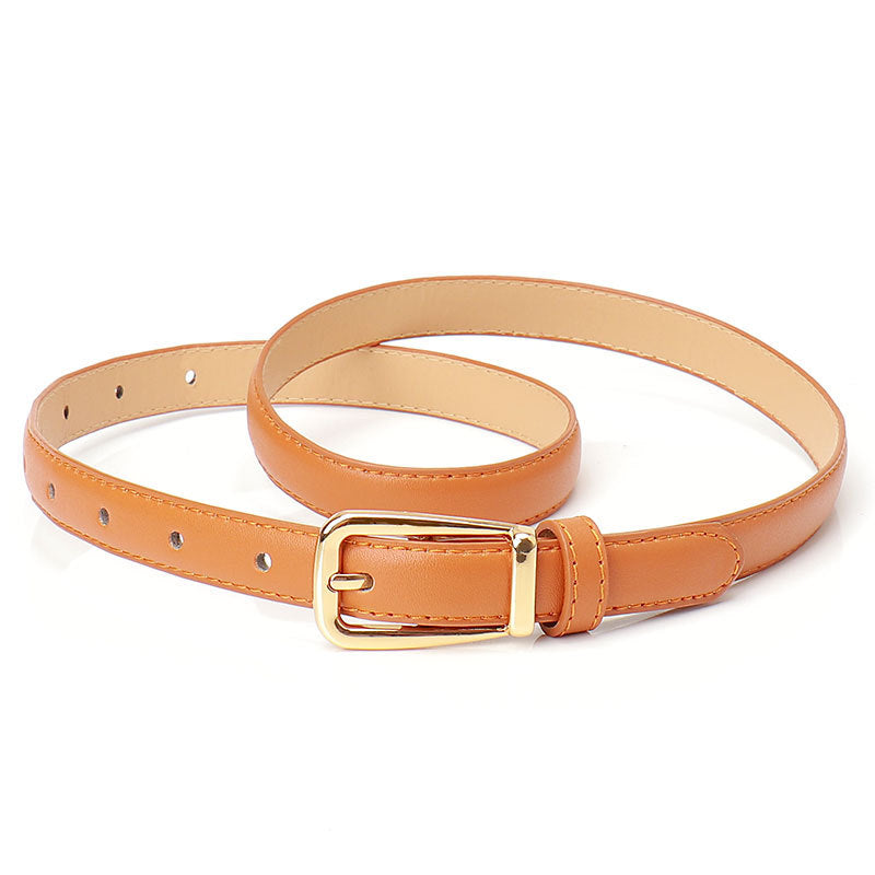 Women's Fashionable Leopard Print Alloy Buckle Fashion Trend Simple Style Belts