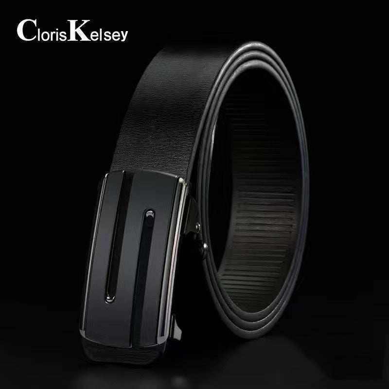 Men's Toothless Automatic Buckle Pants Versatile Trendy Belts