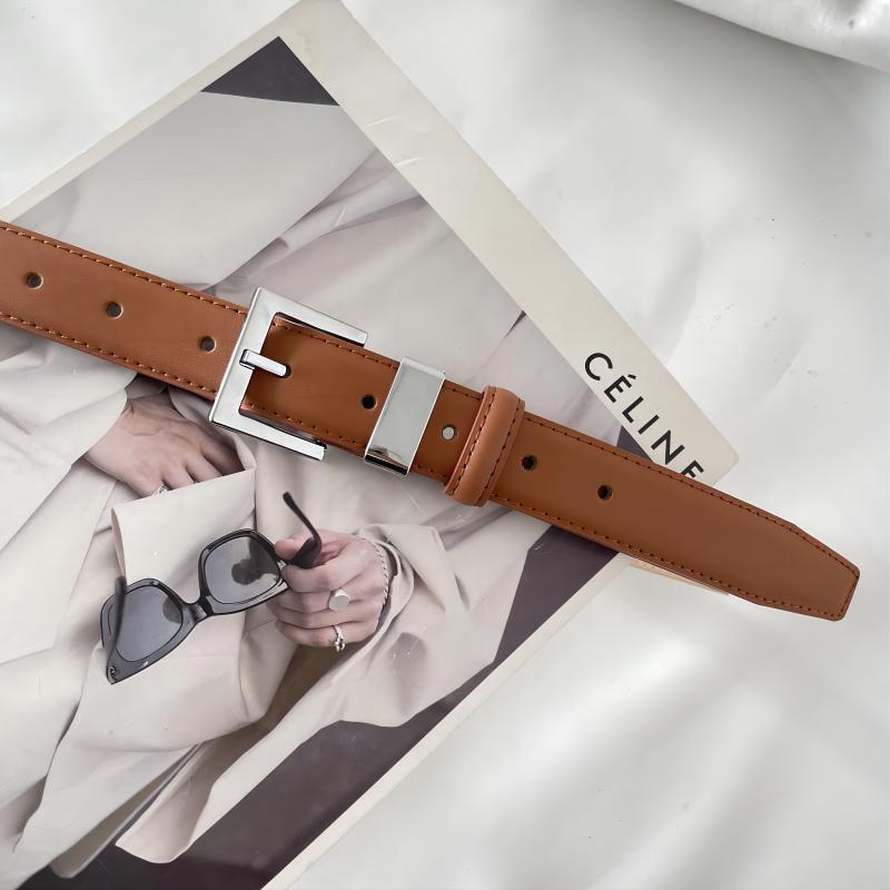 Women's & Men's Casual Style Simple Versatile Fashion Pin Buckle Belts