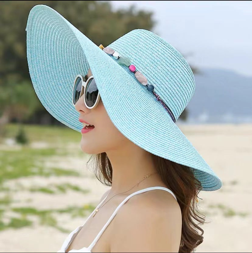 Women's Hat Summer Sun Protection Seaside Beach Hats & Caps